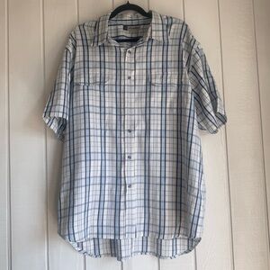 Rusty 2000’s Plaid Button Up Tee